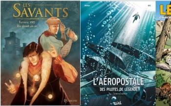 Soleil : Les Savants T1, Léo Loden T24, L’Aéropostale : Saint-Exupéry