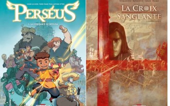 Delcourt : Histoire secrète T35, Les Fleurs de Grand-frère, Perséus T1, La croix sanglante T1