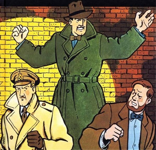 Gallimard dans Un Opéra de papier - Les mémoires de Blake et Mortimer
