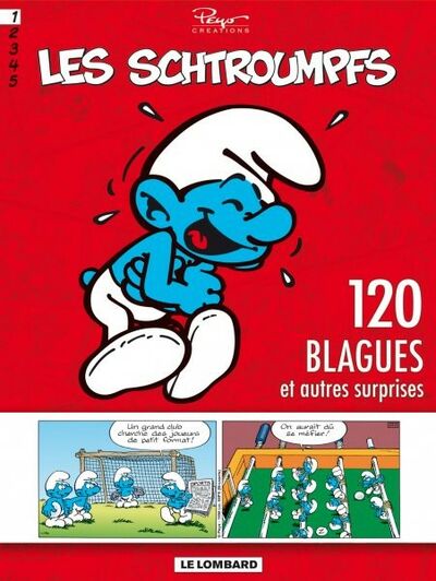  Le Lombard dans 120 blagues de Schtroumpfs - Tome 1