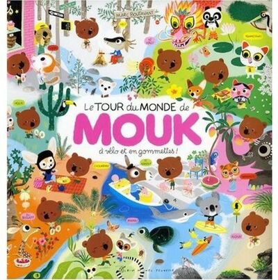 Le tour du monde de Mouk : à vélo et en gommettes !
