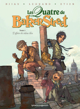 Vents d'Ouest dans Les Quatre de Baker Street - Tome 1 - L'affaire du rideau bleu