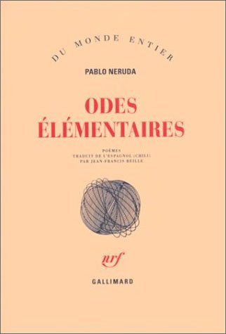 Gallimard dans Odes élémentaires