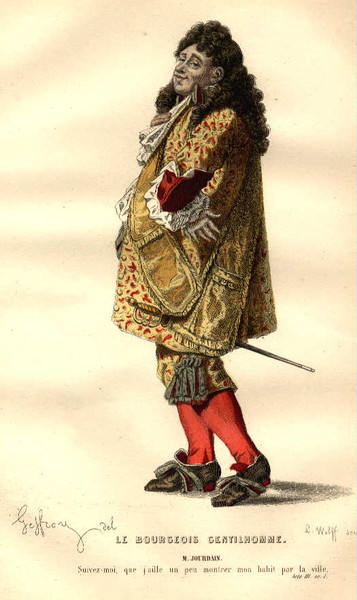 Molière dans Le Bourgeois Gentilhomme