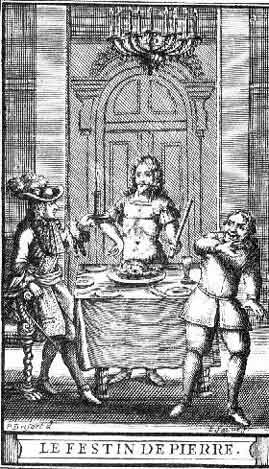 Molière dans Dom Juan ou Le Festin de pierre