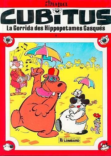 Le Lombard dans Cubitus - Tome 4 - La corrida des hippopotames casqués